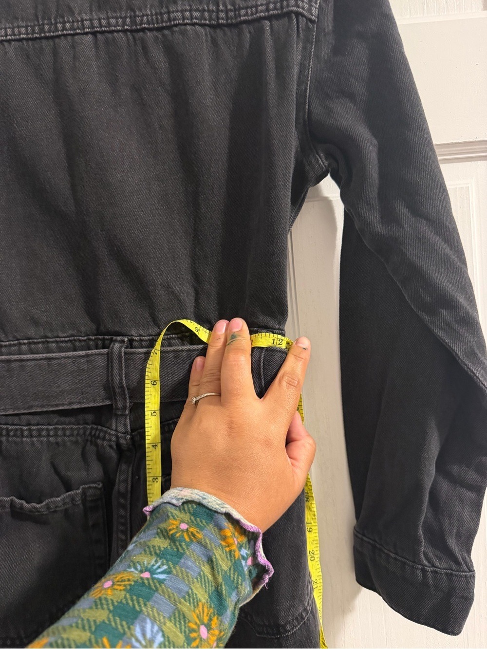 Denim&Co Black Wide-Leg Denim Jumpsuit - Picture 4 of 7